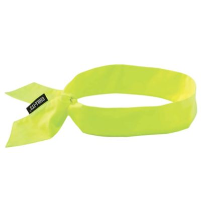 Chill-Its Unisex Polymer Evaporative Cooling Bandana Headband with Tie Closure