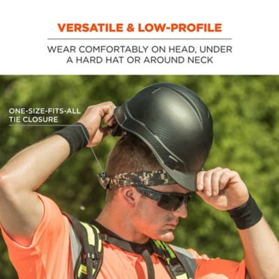 Image showing  Unisex Polymer Evaporative Cooling Bandana Headband with Tie Closure