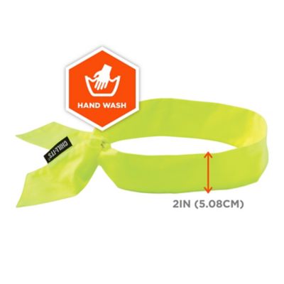 Image showing 6 th Chill-Its Unisex Polymer Evaporative Cooling Bandana Headband with Tie Closure