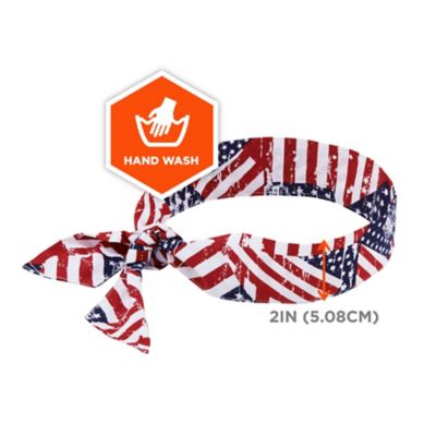 Image showing 6 th Chill-Its Unisex Polymer Evaporative Cooling Bandana Headband with Tie Closure