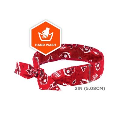 Image showing 6 th Chill-Its Unisex Polymer Evaporative Cooling Bandana Headband with Tie Closure