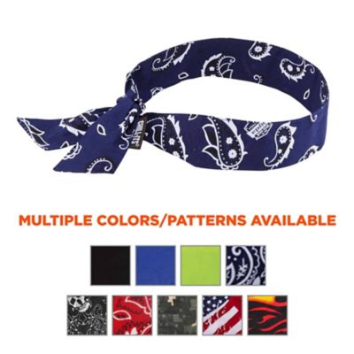 Image showing 4 th Chill-Its Unisex Polymer Evaporative Cooling Bandana Headband with Tie Closure