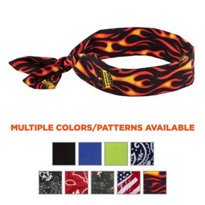 Image showing 4 th Chill-Its Unisex Polymer Evaporative Cooling Bandana Headband with Tie Closure