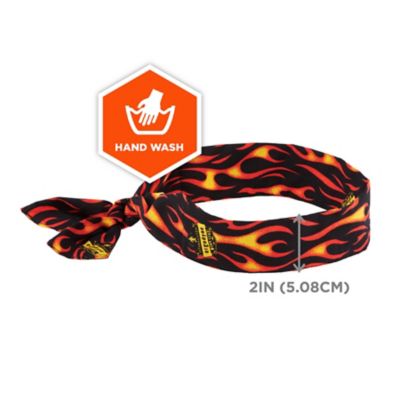 Image showing 6 th Chill-Its Unisex Polymer Evaporative Cooling Bandana Headband with Tie Closure