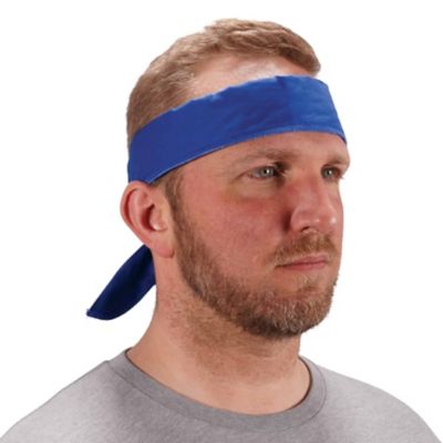 Image showing  Unisex Polymer-Embedded Batting Material Cooling Bandana with Tie Closure