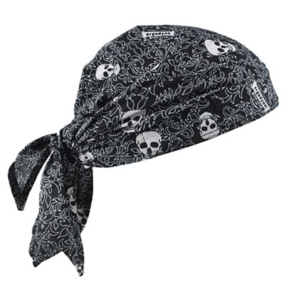 Chill-Its Evaporative Cooling Polymer Bandana Triangle Hat with Tie Closure