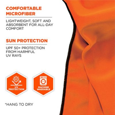 Image showing  Evaporative Microfiber Cooling Towel, Orange