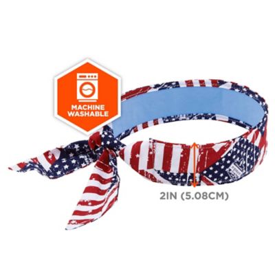 Image showing 6 th Chill-Its Unisex Evaporative Cooling Bandana Headband with Tie Closure