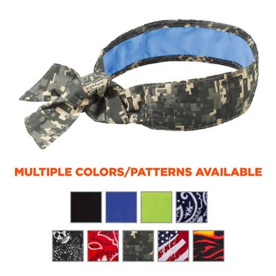 Image showing 4 th Chill-Its Unisex Evaporative Cooling Bandana Headband with Tie Closure
