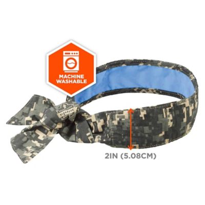 Image showing 6 th Chill-Its Unisex Evaporative Cooling Bandana Headband with Tie Closure