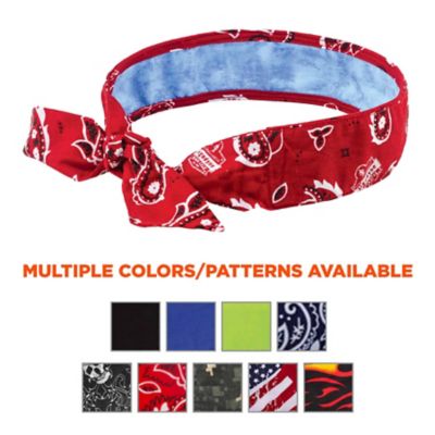 Image showing 4 th Chill-Its Unisex Evaporative Cooling Bandana Headband with Tie Closure