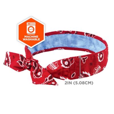 Image showing 6 th Chill-Its Unisex Evaporative Cooling Bandana Headband with Tie Closure