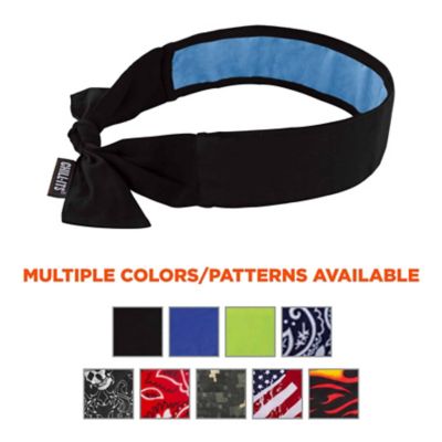 Image showing 4 th Chill-Its Unisex Evaporative Cooling Bandana Headband with Tie Closure
