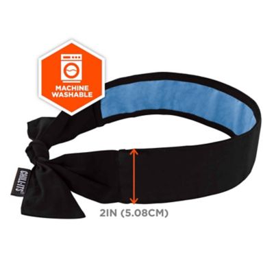 Image showing 6 th Chill-Its Unisex Evaporative Cooling Bandana Headband with Tie Closure