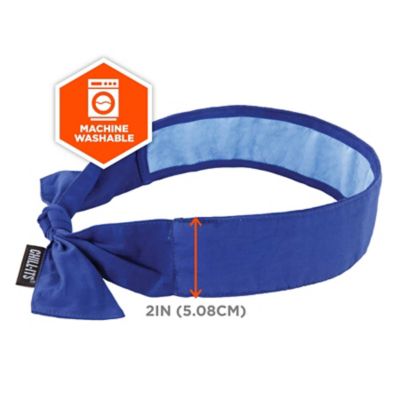 Image showing 6 th Chill-Its Unisex Evaporative Cooling Bandana Headband with Tie Closure