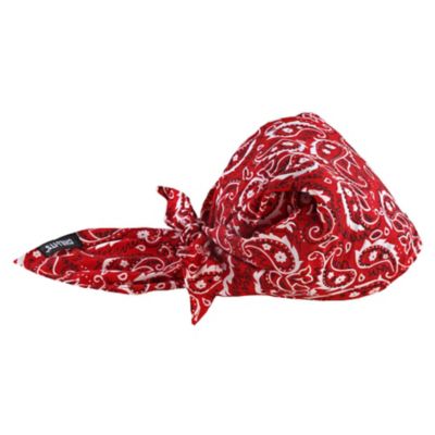 Chill-Its Evaporative Cooling PVA Bandana Triangle Hat with Tie Closure