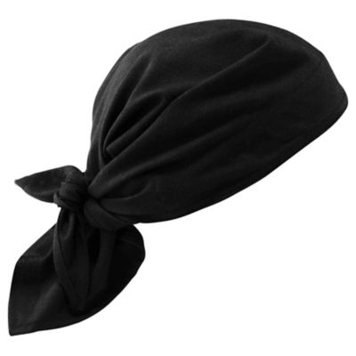 Chill-Its Unisex Evaporative Cooling PVA Bandana Triangle Hat with Tie Closure