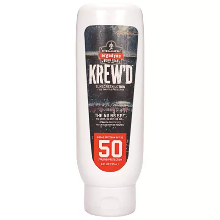 KREWD 6351 Sunscreen Lotion SPF 50 8 oz. Sunscreen