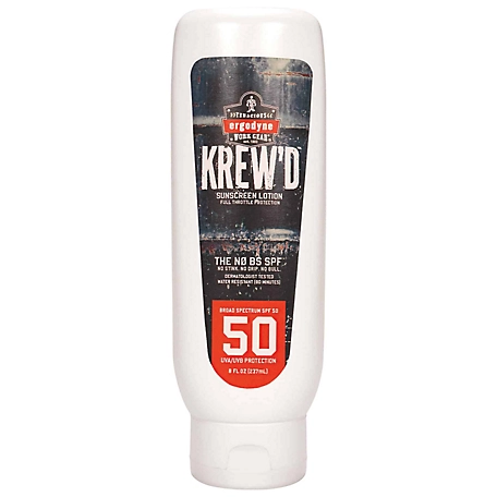 KREWD 6351 SPF 50 Sunscreen Lotion, 8 oz.
