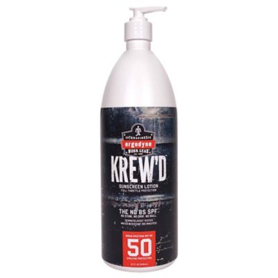 KREWD 6355 SPF 50 Sunscreen Lotion, 32 oz.