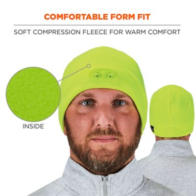 Image showing  Unisex Skull Cap Beanie Hat with LED Lights