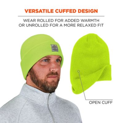 Image showing  Unisex Cuffed Rib-Knit Winter Beanie