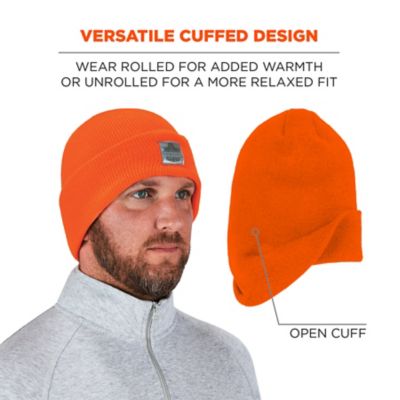 Image showing  Unisex Cuffed Rib-Knit Winter Beanie