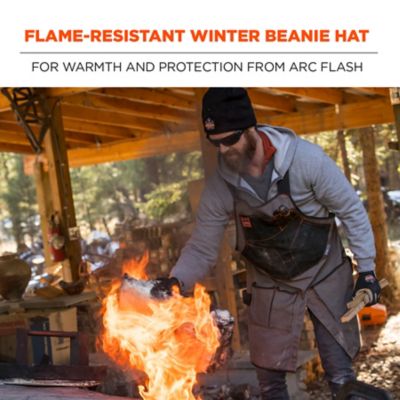 Image showing  Unisex FR Modacrylic Cotton/Fleece Knit Winter Cap