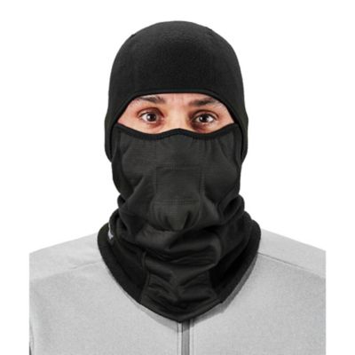 N-Ferno Windproof Balaclava Face Mask, Hinged Design, Black