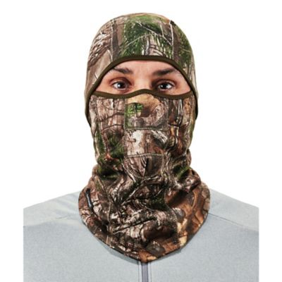 N-Ferno Windproof Balaclava Face Mask, Hinged Design, Realtree Edge Camo