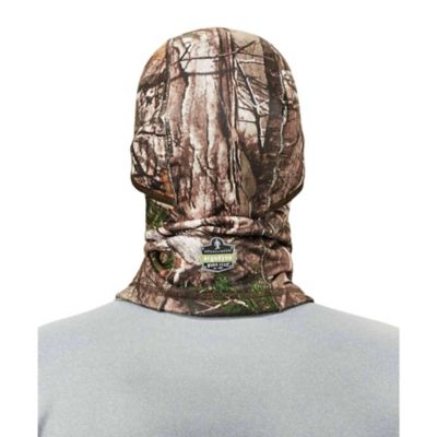 Image showing 8 th N-Ferno Unisex Adult Windproof Balaclava Face Mask, Hinged Design, Realtree Edge Camo
