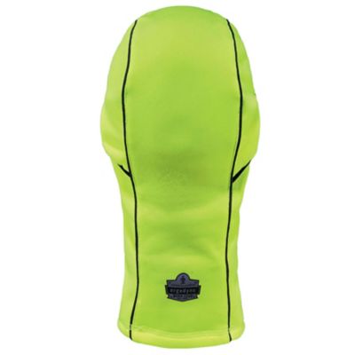 Image showing  Windproof Balaclava Face Mask, Hinged Design, Lime