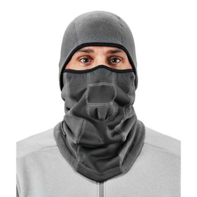 N-Ferno Windproof Balaclava Face Mask, Hinged Design, Gray