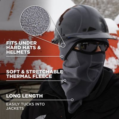 Image showing 6 th N-Ferno Windproof Balaclava Face Mask, Hinged Design, Gray