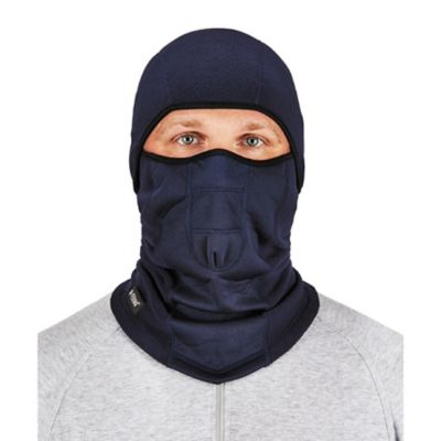 N-Ferno Windproof Balaclava Face Mask, Hinged Design, Navy