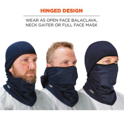 Image showing 5 th N-Ferno Windproof Balaclava Face Mask, Hinged Design, Navy