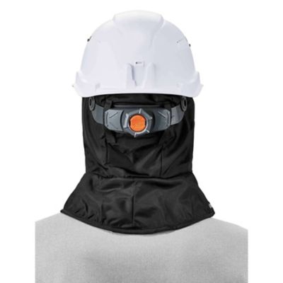 Image showing 7 th N-Ferno Unisex 2-Layer Fleece-Lined Winter Hard Hat Liner with Polyester Shell, Shoulder Length