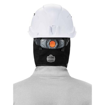 Image showing  Unisex 2-Layer Fleece-Lined Winter Hard Hat Liner with Cotton Shell, Regular Length