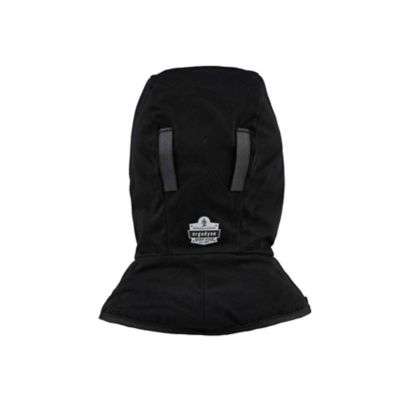 Image showing  Unisex 2-Layer Fleece-Lined Winter Hard Hat Liner with Cotton Shell, Shoulder Length