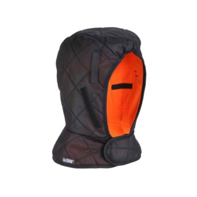 N-Ferno 3-Layer Fleece-Lined Winter Hard Hat Liner with Quilted Shell and Foam Mid-Layer, Shoulder Length