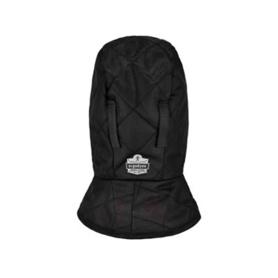 Image showing  3-Layer Fleece-Lined Winter Hard Hat Liner with Quilted Shell and Foam Mid-Layer, Shoulder Length