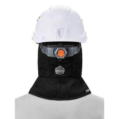 Image showing 6 th N-Ferno Unisex 3-Layer FR Fleece-Lined Winter Hard Hat Liner with Foam Mid-Layer, Shoulder Length