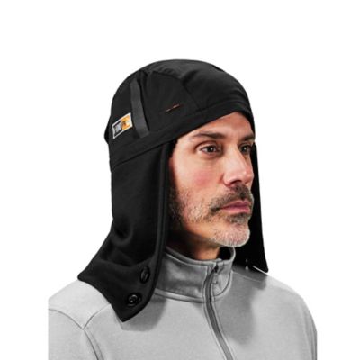 Image showing  Unisex 2-Layer FR Modacrylic/Cotton Winter Hard Hat Liner, Zip-Off Cap