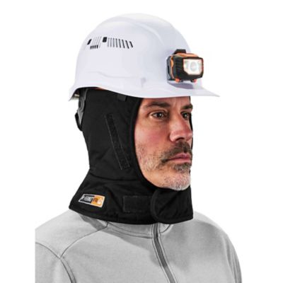 Image showing  Unisex 3-Layer FR Modacrylic/Cotton Winter Hard Hat Liner, Shoulder Length