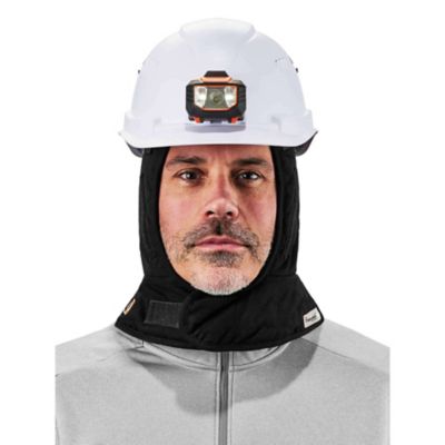 Image showing  Unisex 3-Layer FR Modacrylic/Cotton Winter Hard Hat Liner, Shoulder Length