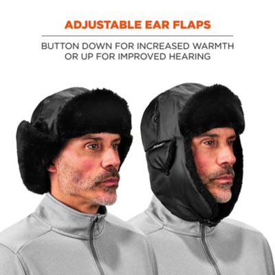 Image showing 5 th N-Ferno Unisex Zippered Trapper Hat, Bump Cap Not Included