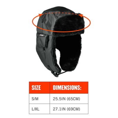 Image showing 8 th N-Ferno Unisex Zippered Trapper Hat, Bump Cap Not Included