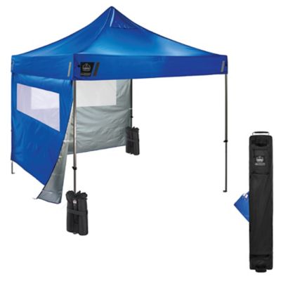 SHAX 10 ft. x 10 ft. Heavy-Duty Pop-Up Tent Kit with Mesh Windows