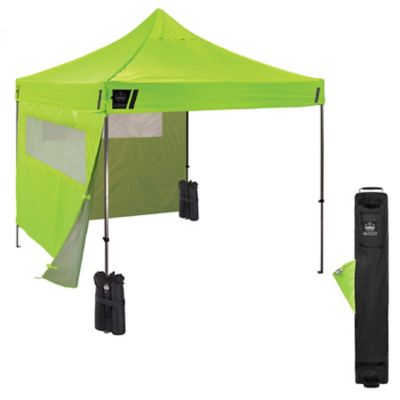 SHAX 10 ft. x 10 ft. Heavy-Duty Pop-Up Tent Kit with Mesh Windows