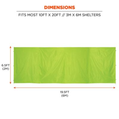 Image showing  6097 Pop-Up Tent Sidewall, 10 ft. x 20 ft.